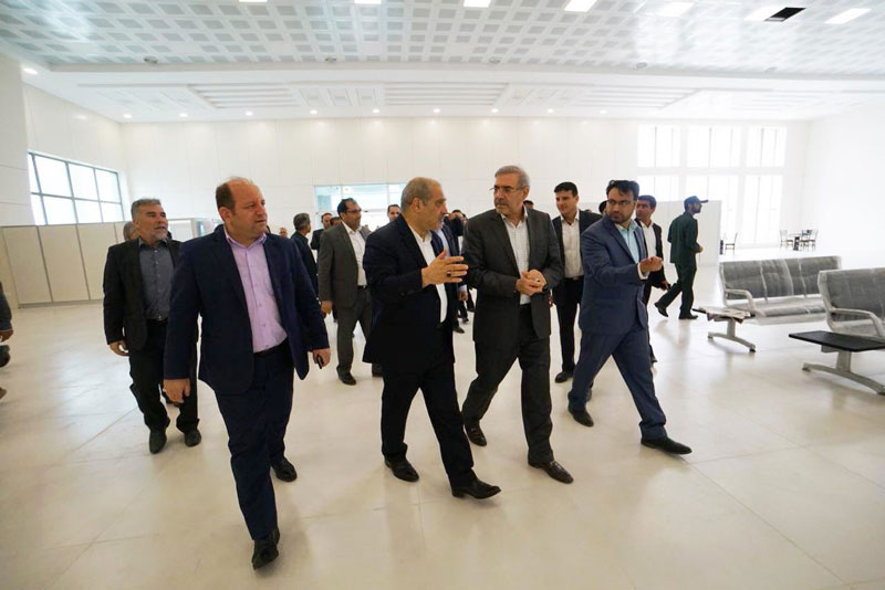 بازدید نماینده رئیس جمهور از نخستین ترمینال فرودگاهی هوشمند کشور در قشم