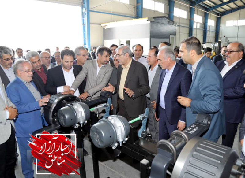 افتتاح واحد تولیدکننده قطعات خودروهای سنگین در منطقه آزاد ارس
