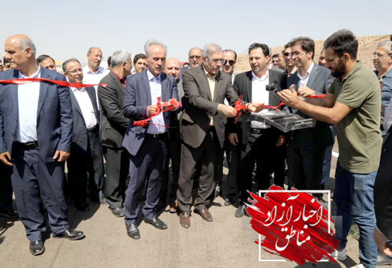 افتتاح یک پل ارتباطی در کمربندی شرق جلفا در منطقه آزاد ارس
