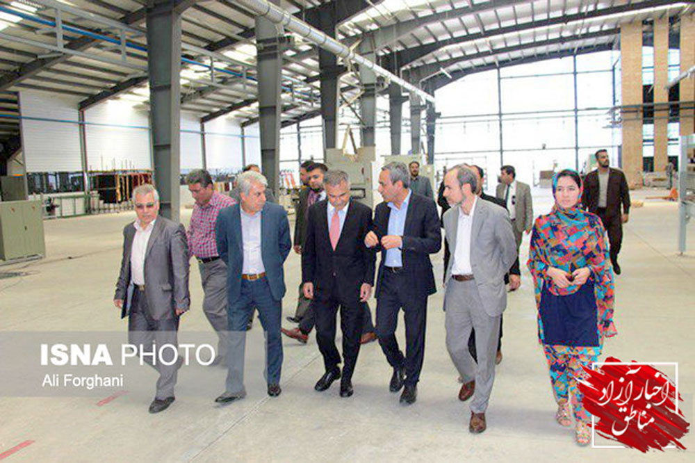 بازدید مشاور رئیس‌جمهور افغانستان از شهر صنعتی و منطقه ویژه اقتصادی کاوه