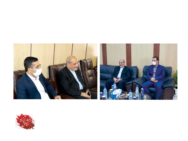 دیدار مدیرعامل سازمان منطقه آزاد قشم با رئیس دادگستری و دادستان شهرستان قشم