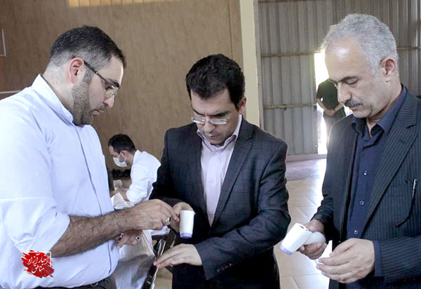 عرضه نخستین نمونه تب‌سنج تولید ایران در منطقه آزاد انزلی