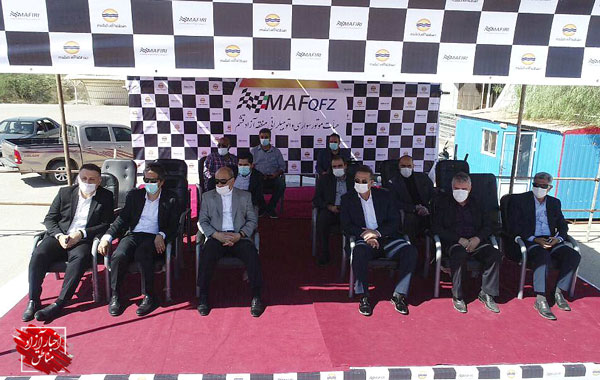 بازدید مدیرعامل سازمان منطقه آزاد قشم از مراحل آماده‌سازی پیست اتومبیلرانی مسابقات اسلالوم قشم