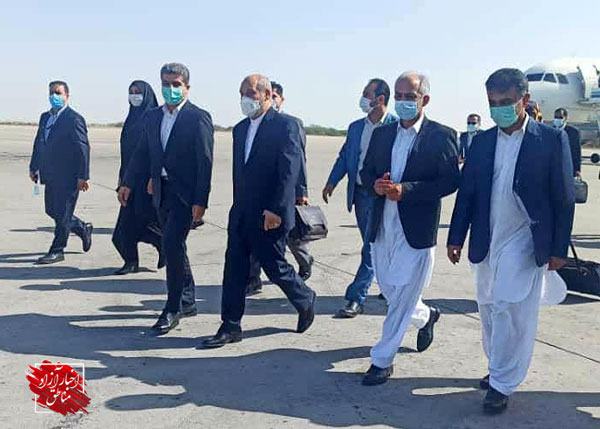 مشاور رئیس‌جمهور به منطقه آزاد چابهار سفر کرد