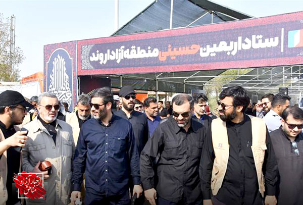 بازدید سعید محمد از نحوه خدمات‌دهی به زائران اربعین حسینی در پایانه مرزی شلمچه
