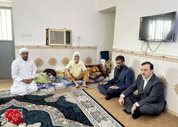 دیدار دبیر شورایعالی مناطق آزاد و ویژه اقتصادی با خانواده شهید صالح ملاحی