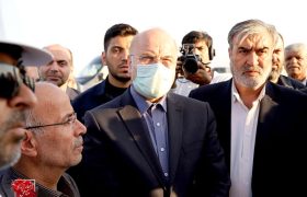بازدید رئیس مجلس شورای اسلامی از منطقه ویژه اقتصادی لامرد