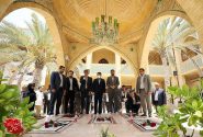 ادای احترام مدیرعامل جدید سازمان منطقه آزاد کیش به شهدای گمنام جزیره
