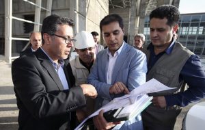 بازدید مدیرعامل سازمان منطقه آزاد کیش از روند احداث ترمینال جدید فرودگاه بین المللی کیش