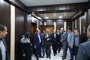 بازدید بانک از ساختمان جدید اداره کل غذا، دارو و استاندارد قشم