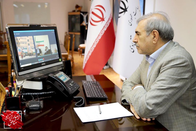 افتتاح ساختمان جدید محل اسکان ساکنین شش طبقه خرمشهر با حضور مرتضی بانک