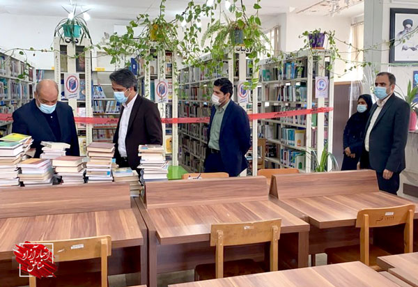 بازدید مدیرعامل سازمان منطقه آزاد قشم از ۷کتابخانه عمومی سطح جزیره